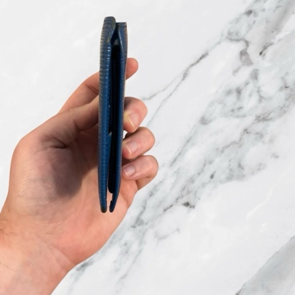 Louis Vuitton Authentic Blue Epi Leather Compact Wallet - Picture 9 of 15